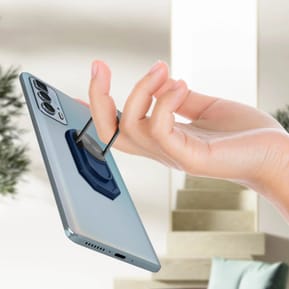 Avizar Bague De Support Smartphone Magnétique Et Rotatif - Bleu Marine — image 4