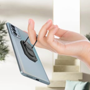 Avizar Bague De Support Smartphone Magnétique Et Rotatif - Gris — image 4
