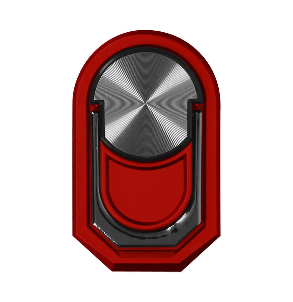 Avizar Bague De Support Smartphone Magnétique Et Rotatif - Rouge
