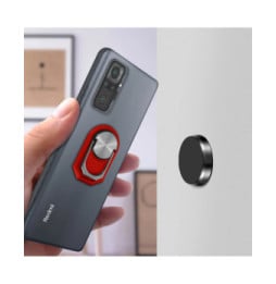 Avizar Bague De Support Smartphone Magnétique Et Rotatif - Rouge