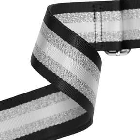 Avizar Bandoulière collection Lines Noir et Argent pour Sac et Smartphone — image 3