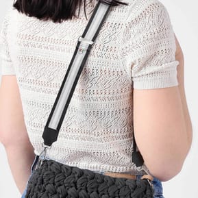 Avizar Bandoulière collection Lines Noir et Argent pour Sac et Smartphone — image 5