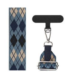 Avizar Bandoulière de Téléphone, Collection Burlington, Bleu