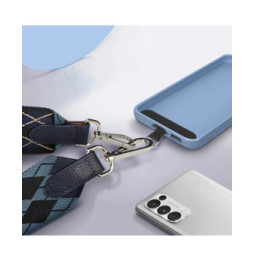 Avizar Bandoulière de Téléphone, Collection Burlington, Bleu