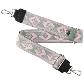 Avizar Bandoulière de Téléphone, Collection Ethnik Khaki Bogolan Vert Kaki / Rose
