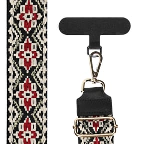 Avizar Bandoulière de Téléphone, Collection Vychyvanka Noir — image 2