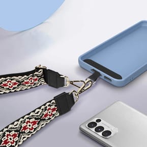 Avizar Bandoulière de Téléphone, Collection Vychyvanka Noir — image 4