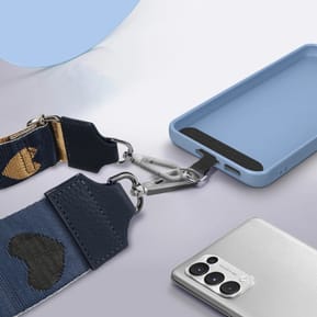 Avizar Bandoulière modèle Motif Coeur Bleu Nuit pour Sac et Smartphone — image 4
