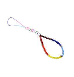 Avizar Bijou de Téléphone 25 cm Lettre Happy Pratique Multicolore