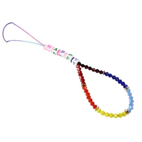 Avizar Bijou de Téléphone 25 cm Lettre Happy Pratique Multicolore — image 2