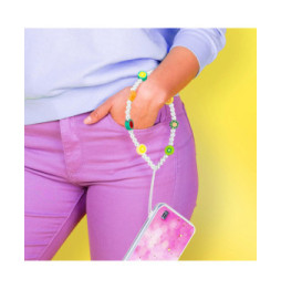 Avizar Bijou de Téléphone 25 cm Perles Fruitées Pratique Multicolore