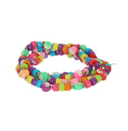 Avizar Bijou de Téléphone à Perles & Yin et Yang 110cm Collection Perla Multicolore
