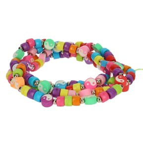 Avizar Bijou de Téléphone à Perles & Yin et Yang 110cm Collection Perla Multicolore — image 2