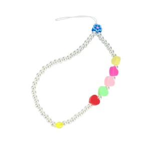 Avizar Bijou de Téléphone Bracelet 25cm Collection Lovely Blanc — image 2