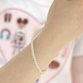 Avizar Bijou de Téléphone Bracelet 25cm Collection Lovely Blanc — image 4