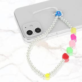 Avizar Bijou de Téléphone Bracelet 25cm Collection Lovely Blanc — image 5