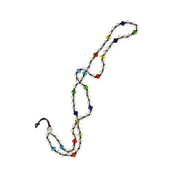 Avizar Bijou de Téléphone Bracelet à Perles Cristal Collection Krista multicolore