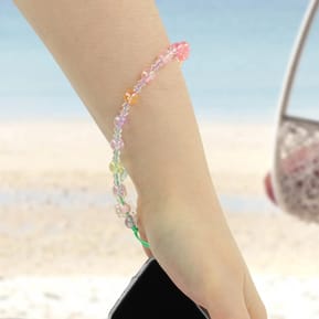 Avizar Bijou de Téléphone Bracelet à Perles multicolore Collection Summer — image 4