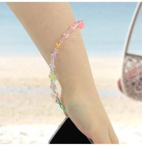 Avizar Bijou de Téléphone Bracelet à Perles multicolore Collection Summer