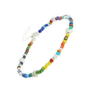 Avizar Bijou de Téléphone Bracelet à Perles multicolores Cœurs Blancs Collection Summer — image 2