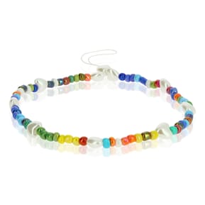 Avizar Bijou de Téléphone Bracelet à Perles multicolores Cœurs Blancs Collection Summer — image 5