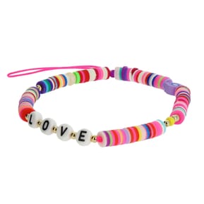 Avizar Bijou de Téléphone Bracelet Collection Lovely 25cm Multicolore