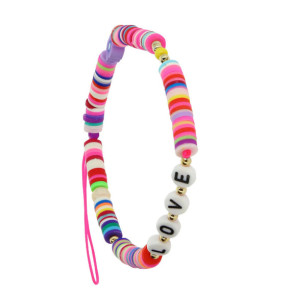 Avizar Bijou de Téléphone Bracelet Collection Lovely 25cm Multicolore