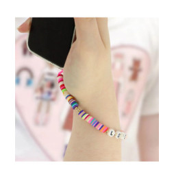 Avizar Bijou de Téléphone Bracelet Collection Lovely 25cm Multicolore