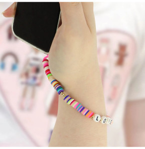 Avizar Bijou de Téléphone Bracelet Collection Lovely 25cm Multicolore