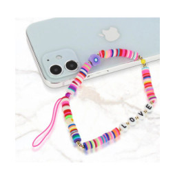 Avizar Bijou de Téléphone Bracelet Collection Lovely 25cm Multicolore