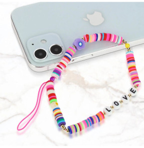 Avizar Bijou de Téléphone Bracelet Collection Lovely 25cm Multicolore