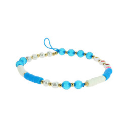 Avizar Bijou de Téléphone Bracelet Love 25cm Collection Lovely Bleu