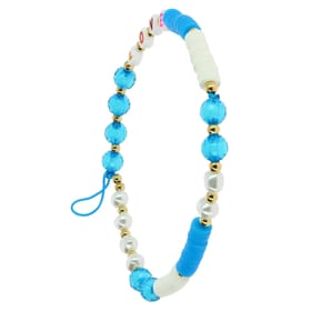 Avizar Bijou de Téléphone Bracelet Love 25cm Collection Lovely Bleu — image 2