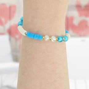 Avizar Bijou de Téléphone Bracelet Love 25cm Collection Lovely Bleu — image 3