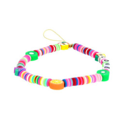 Avizar Bijou de Téléphone Bracelet Love 25cm Multicolore Collection Lovely