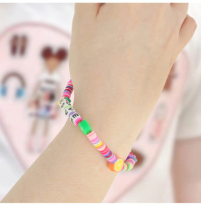 Avizar Bijou de Téléphone Bracelet Love 25cm Multicolore Collection Lovely