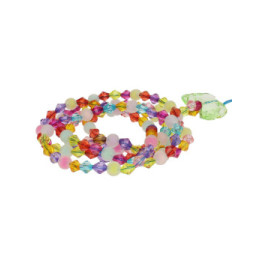 Avizar Bijou de Téléphone Bracelet Perles cristales et Papillon 110cm Collection Perla