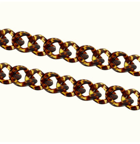 Avizar Bijou de Téléphone Chaîne Grosse Maille 120cm Métallique