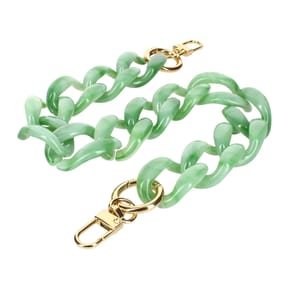 Avizar Bijou de Téléphone Chaîne Grosse Maille 45cm Vert Jade — image 5