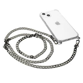 Avizar Bijou de Téléphone chaîne maille cubaine 120cm noir — image 2