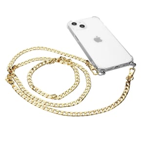 Avizar Bijou de Téléphone Chaîne Maille Cubaine Métallique 120cm Doré — image 2