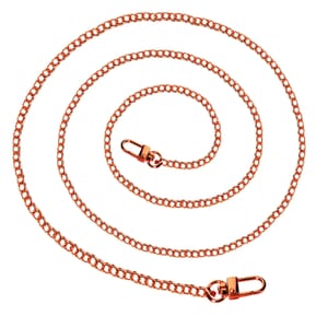 Avizar Bijou de Téléphone chaîne maille gourmette plate 120cm rose gold — image 2
