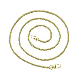 Avizar Bijou de Téléphone chaîne maille palmier 120cm jaune dorée