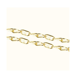 Avizar Bijou de Téléphone Chaîne Maille Perles Solide et Résistante 110cm Doré