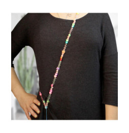 Avizar Bijou de Téléphone Collier Love 110cm Collection Lovely coloré