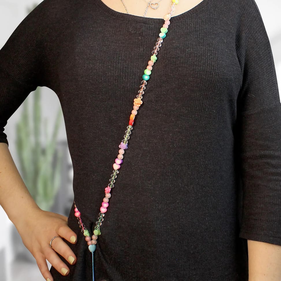 Avizar Bijou de Téléphone Collier Love 110cm Collection Lovely coloré — image 3