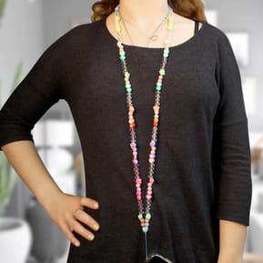 Avizar Bijou de Téléphone Collier Love 110cm Collection Lovely coloré — image 5