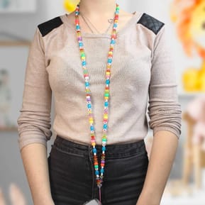 Avizar Bijou de Téléphone Collier Love 110cm Collection Lovely Multicolore — image 3
