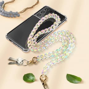 Avizar Bijou de Téléphone Métallique Chaîne Grosse Maille 120cm — image 3
