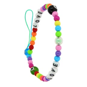 Avizar Bijou Téléphone Bracelet Love Circonférence 25cm Collection Lovely Multicolore — image 2
